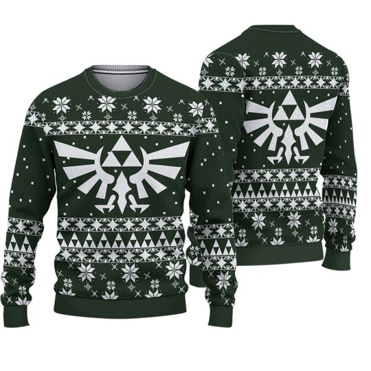 Christmas Legend Of Zelda 3D Sweater, Legend Of Zelda Ugly Sweater, Korok Xmas Sweater - Image 2