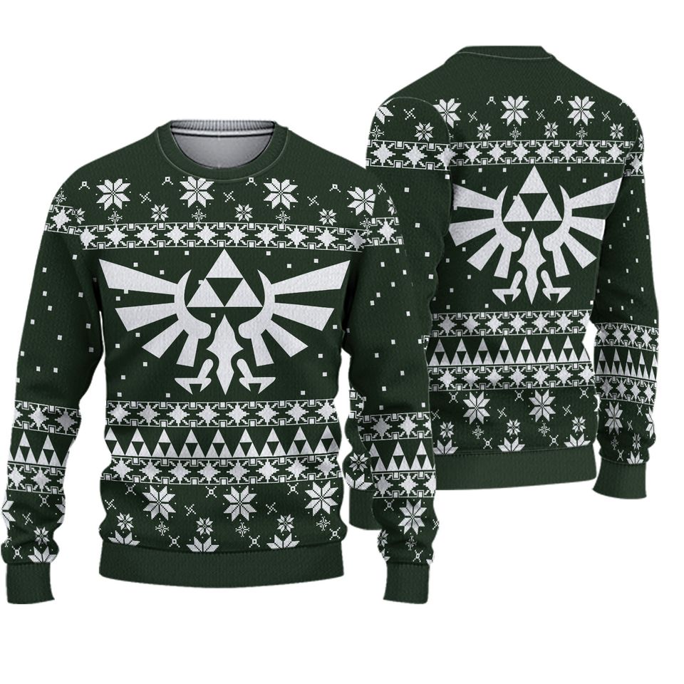 Christmas Legend Of Zelda 3D Sweater, Legend Of Zelda Ugly Sweater, Korok Xmas Sweater