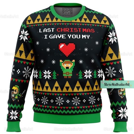 Christmas Legend of Zelda Sweater - Image 5