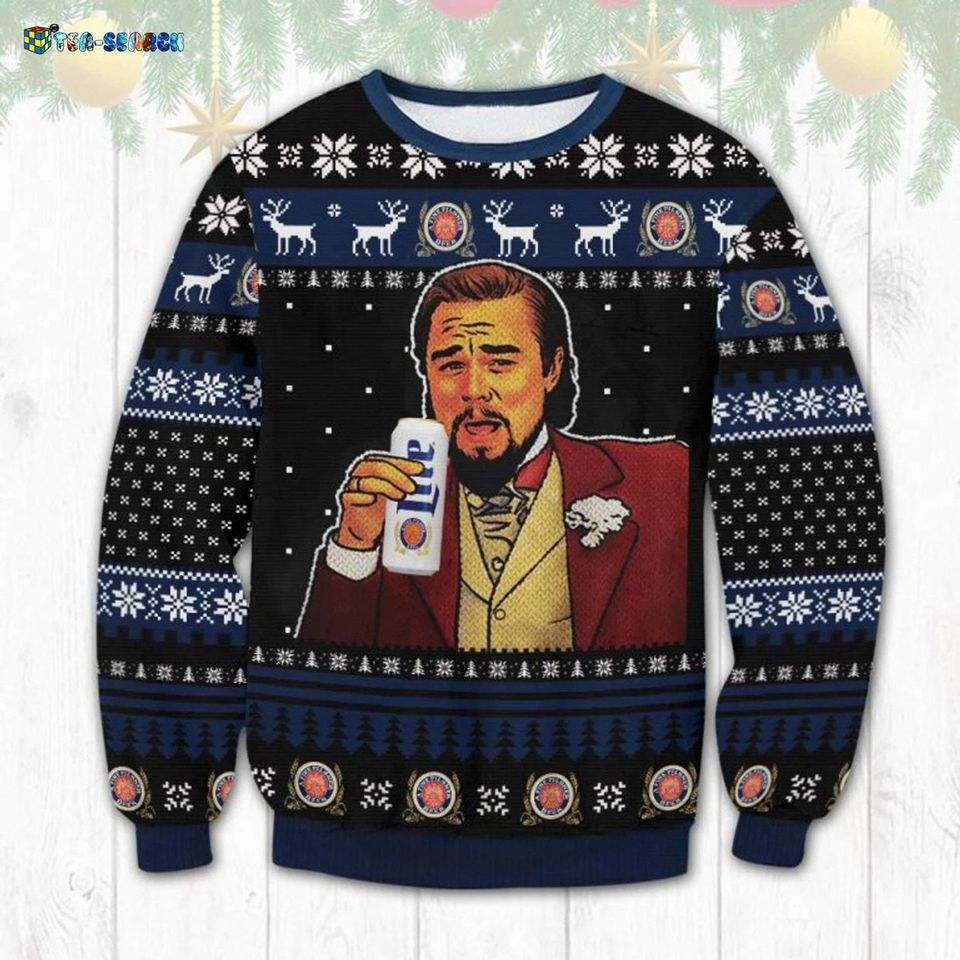 Christmas LeonardoDicaprio Laughing Lite 3D Sweater