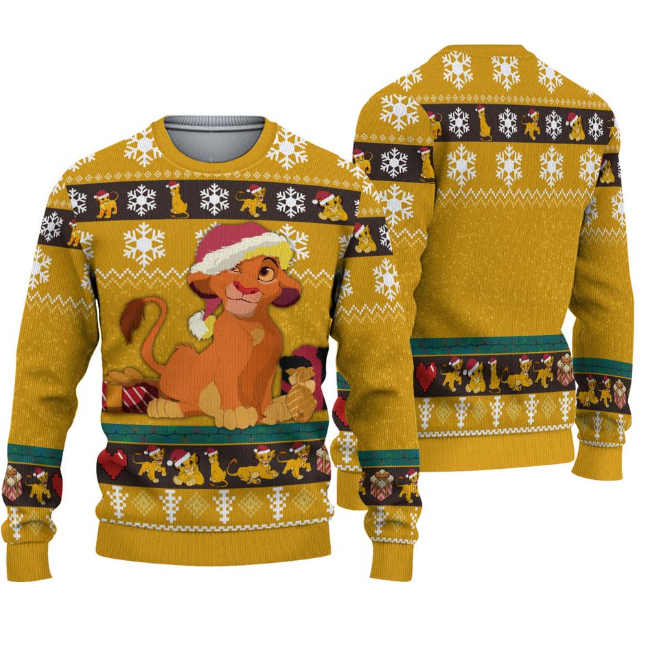 Christmas Lion King Ugly Sweater