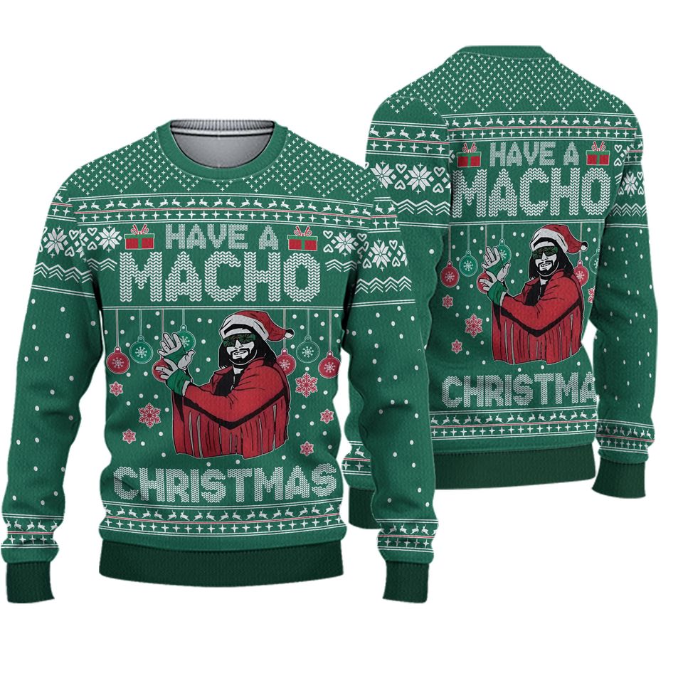Christmas Macho Man Ugly Sweater