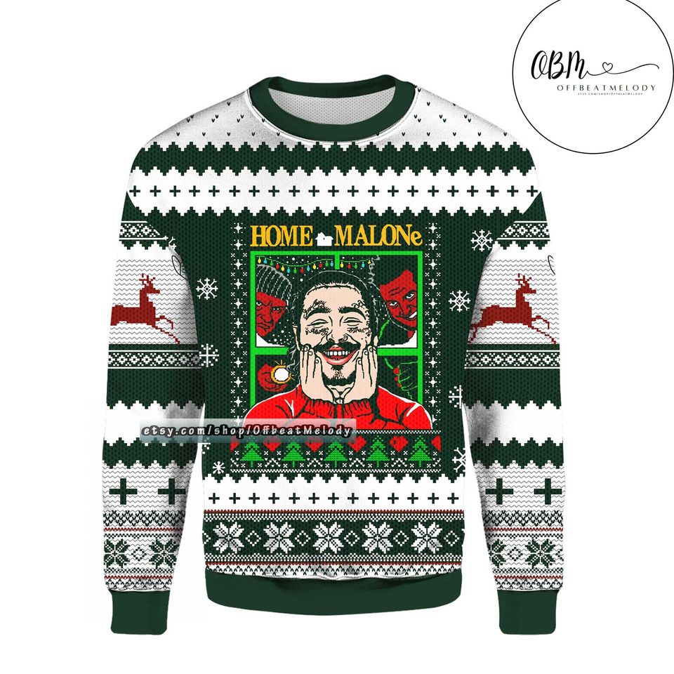 Christmas Malone Ugly Sweater