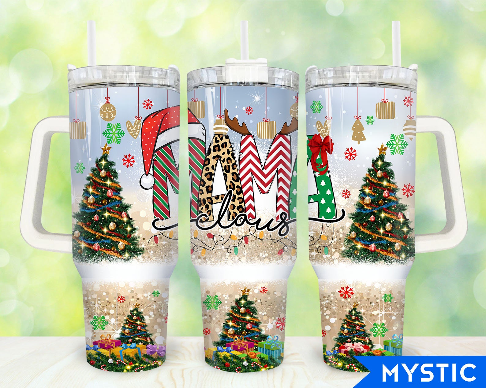 Christmas Mama Claus Custom Stanley Cup 40 oz 30 oz Tumbler With HandleTVC2301916