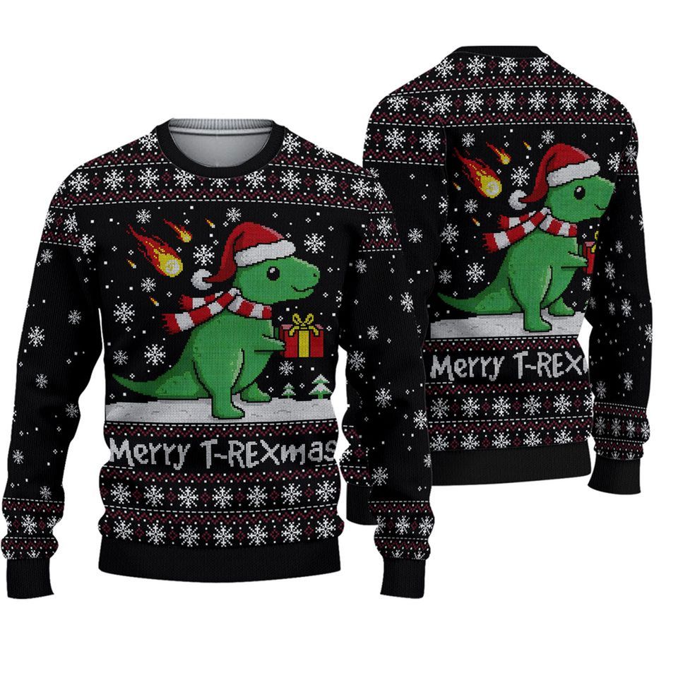 Christmas Merry T-Rexmas Sweater