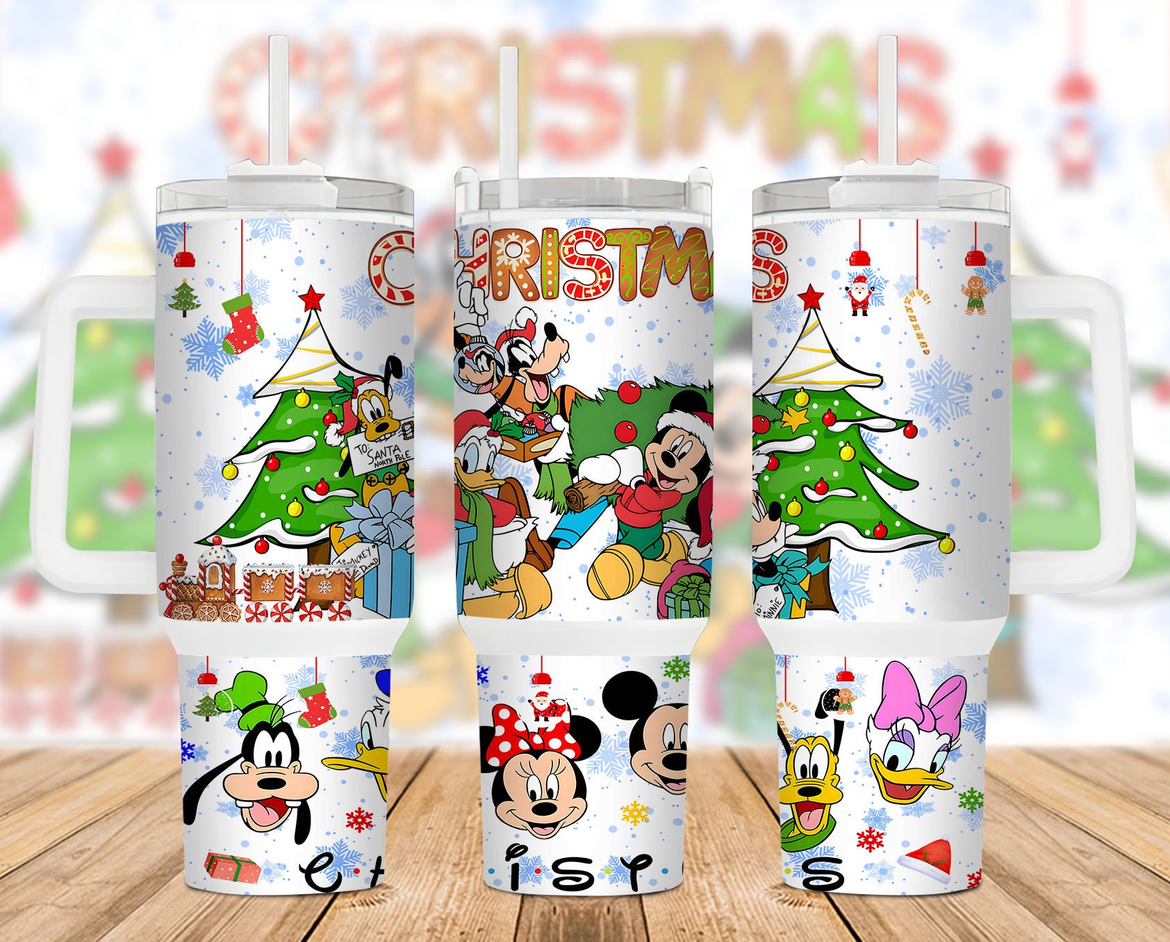 Christmas Mickey And Friends Disney Cartoon Custom Stanley Cup 40 oz 30 oz Tumbler With HandleTVC2301887