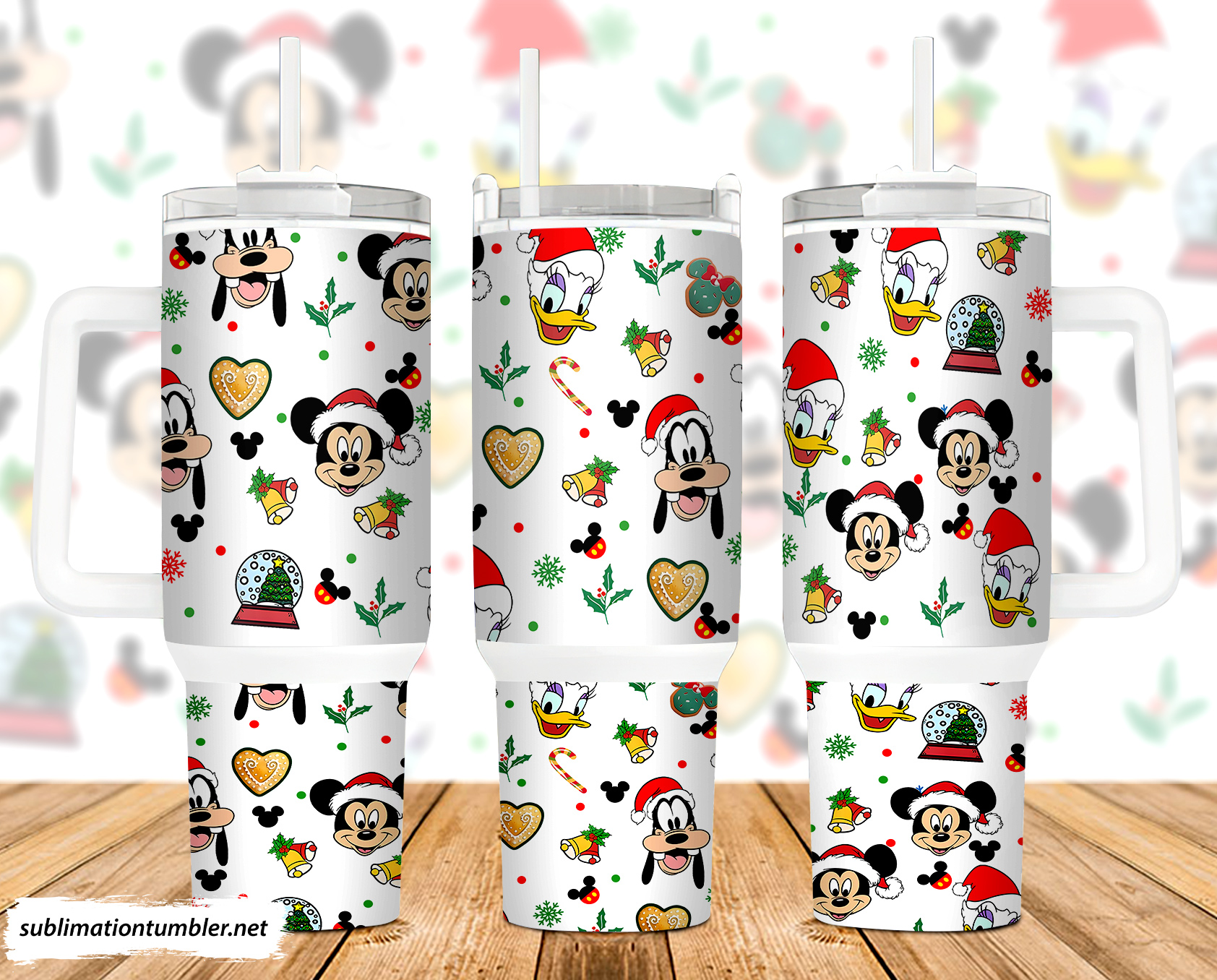 Christmas Mickey And Friends Disney Cartoon Custom Stanley Cup 40 oz 30 oz Tumbler With HandleTVC2301897