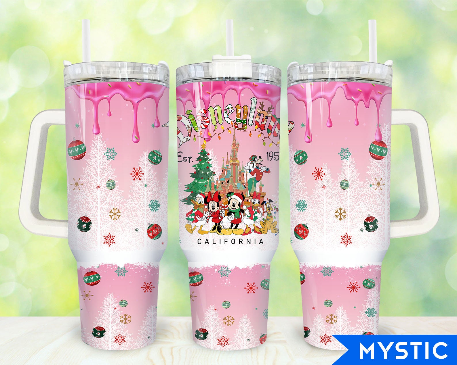 Christmas Mickey And Friends Disney Cartoon Custom Stanley Cup 40 oz 30 oz Tumbler With HandleTVC2301916