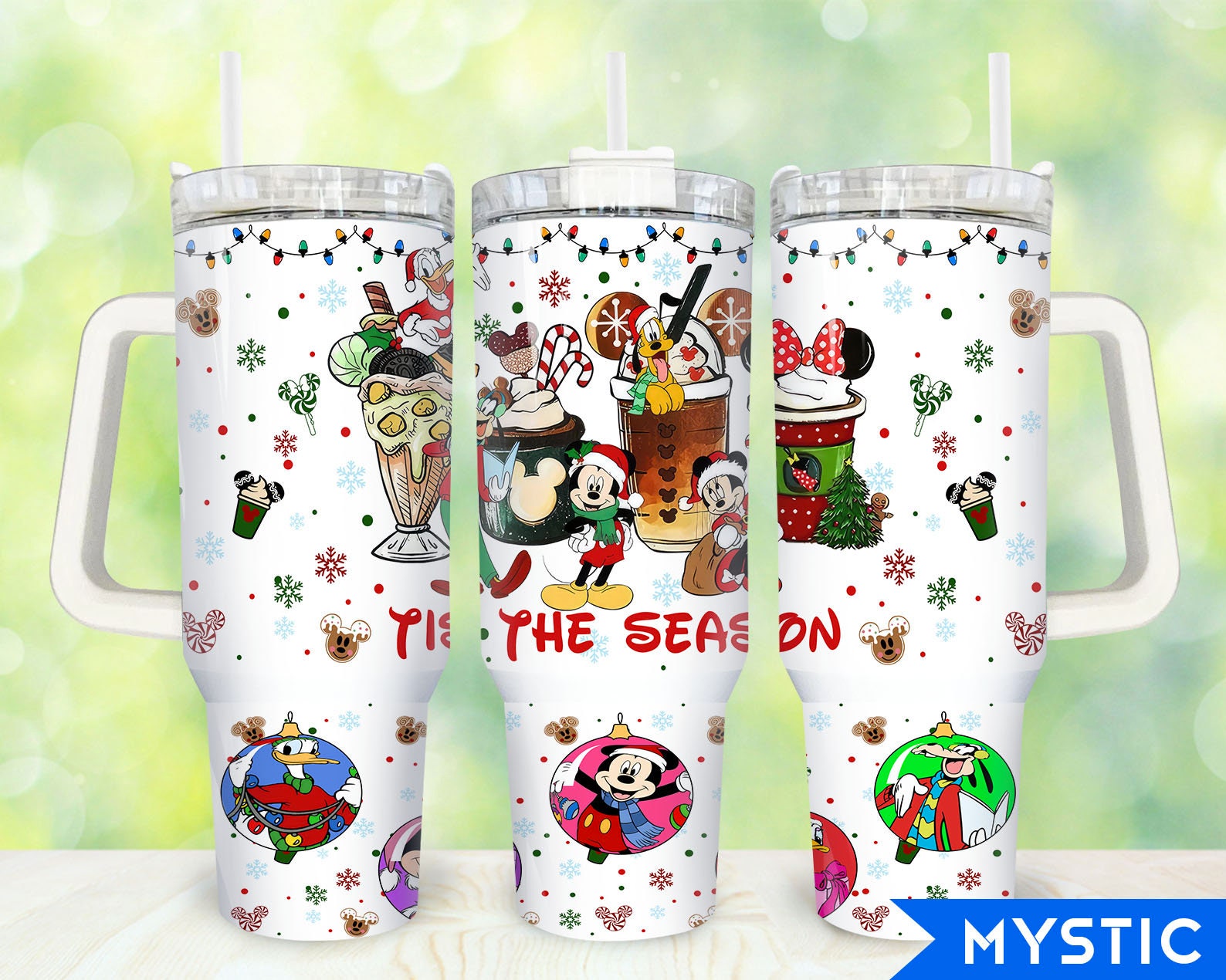 Christmas Mickey And Friends Disney Cartoon Custom Stanley Cup 40 oz 30 oz Tumbler With HandleTVC2301918