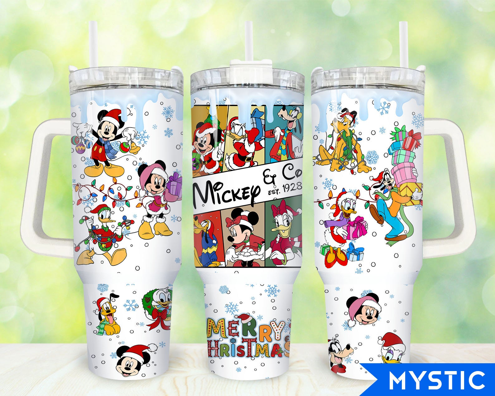 Christmas Mickey And Friends Disney Cartoon Custom Stanley Cup 40 oz 30 oz Tumbler With HandleTVC2301918