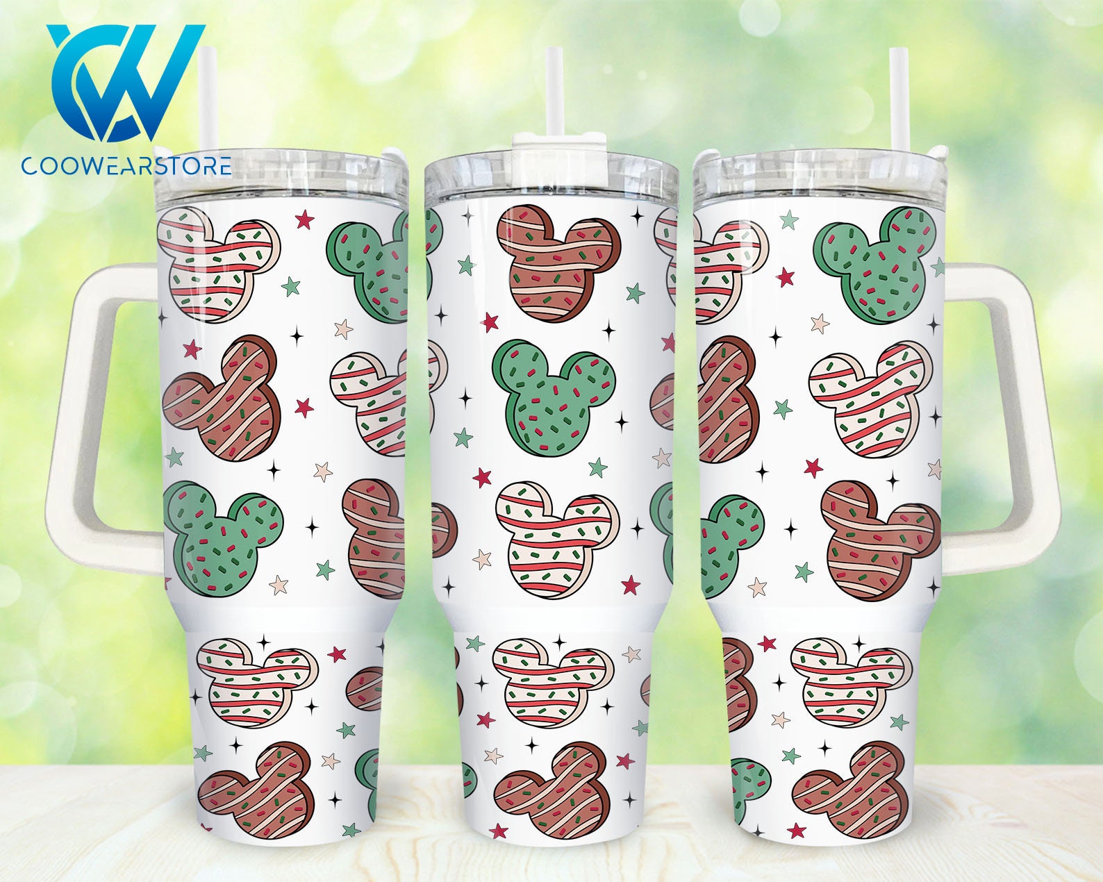 Christmas Mickey Mouse Disney Cartoon Custom Stanley Cup 40 oz 30 oz Tumbler With HandleTVC2301874