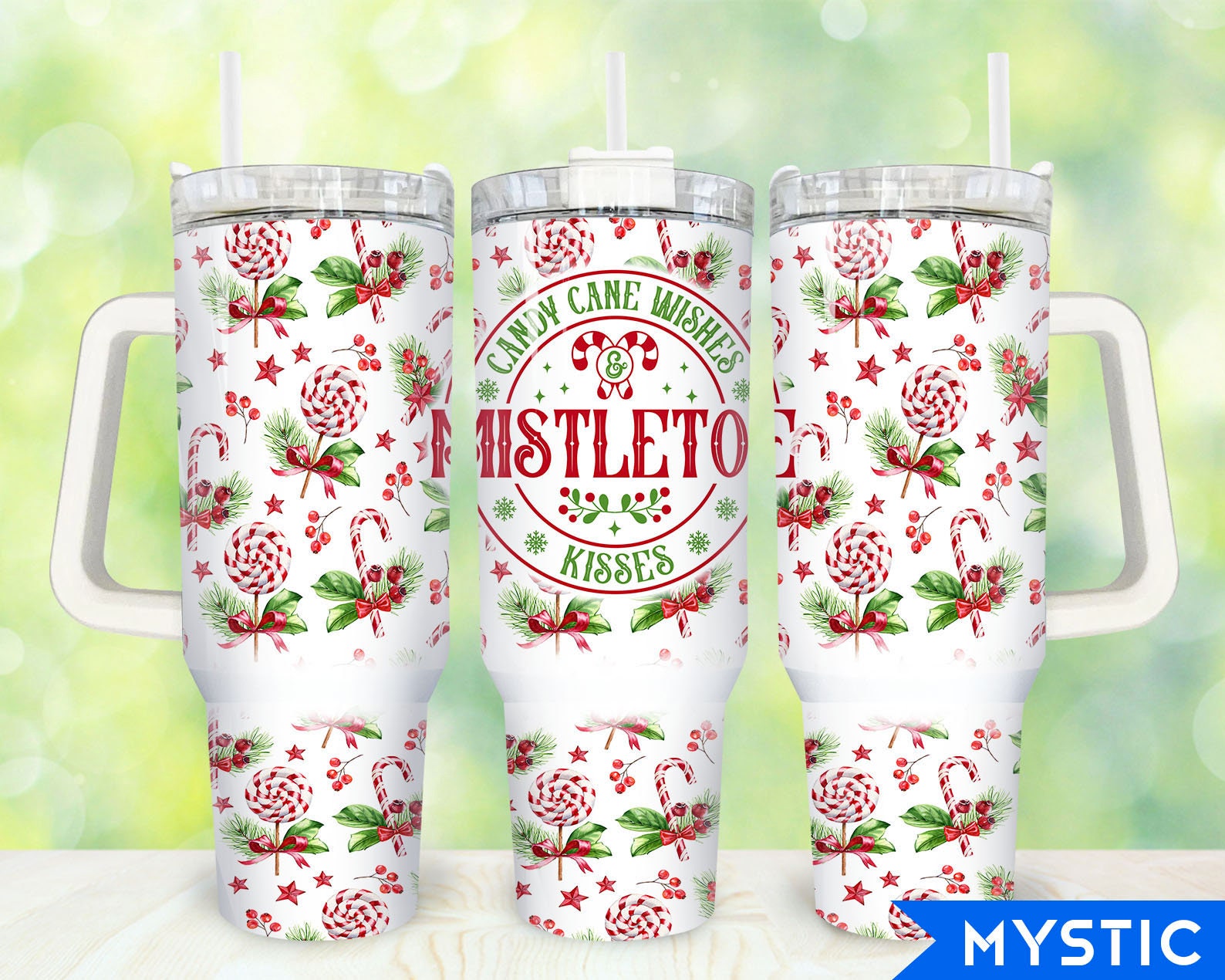 Christmas Mistletoe Custom Stanley Cup 40 oz 30 oz Tumbler With HandleTVC2301918