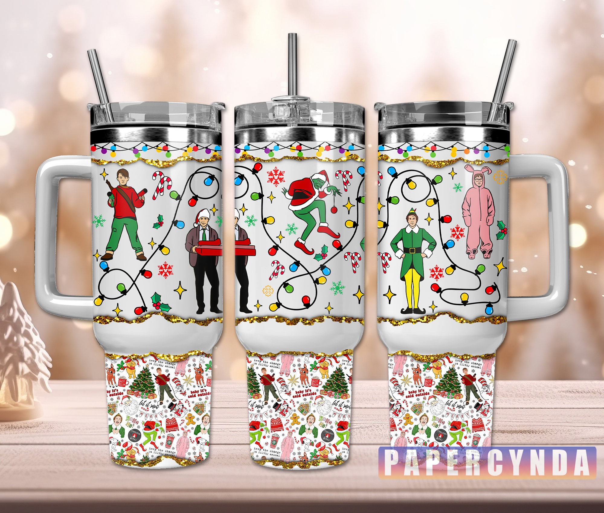 Christmas Movie Characters Custom Stanley Cup 40 oz 30 oz Tumbler With HandleTVC2301845