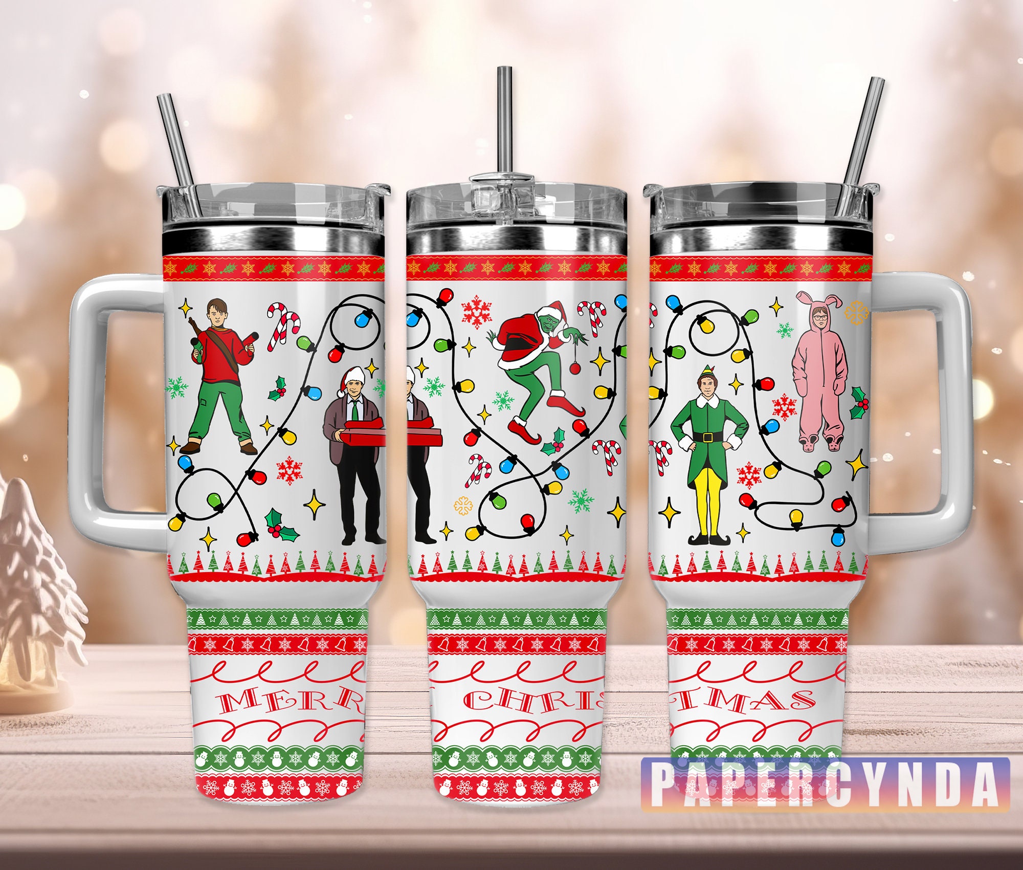 Christmas Movie Characters Custom Stanley Cup 40 oz 30 oz Tumbler With HandleTVC2301846