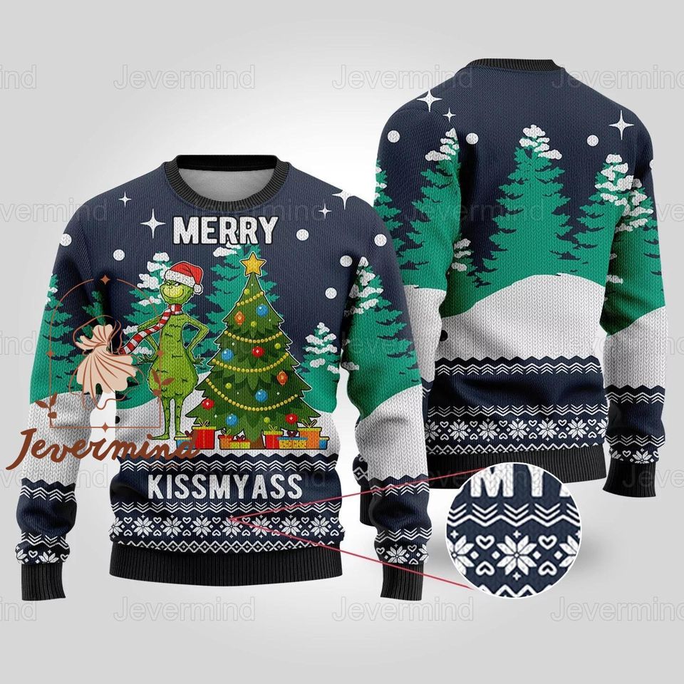 Christmas Movie Sweater, Christmas Green Sweater