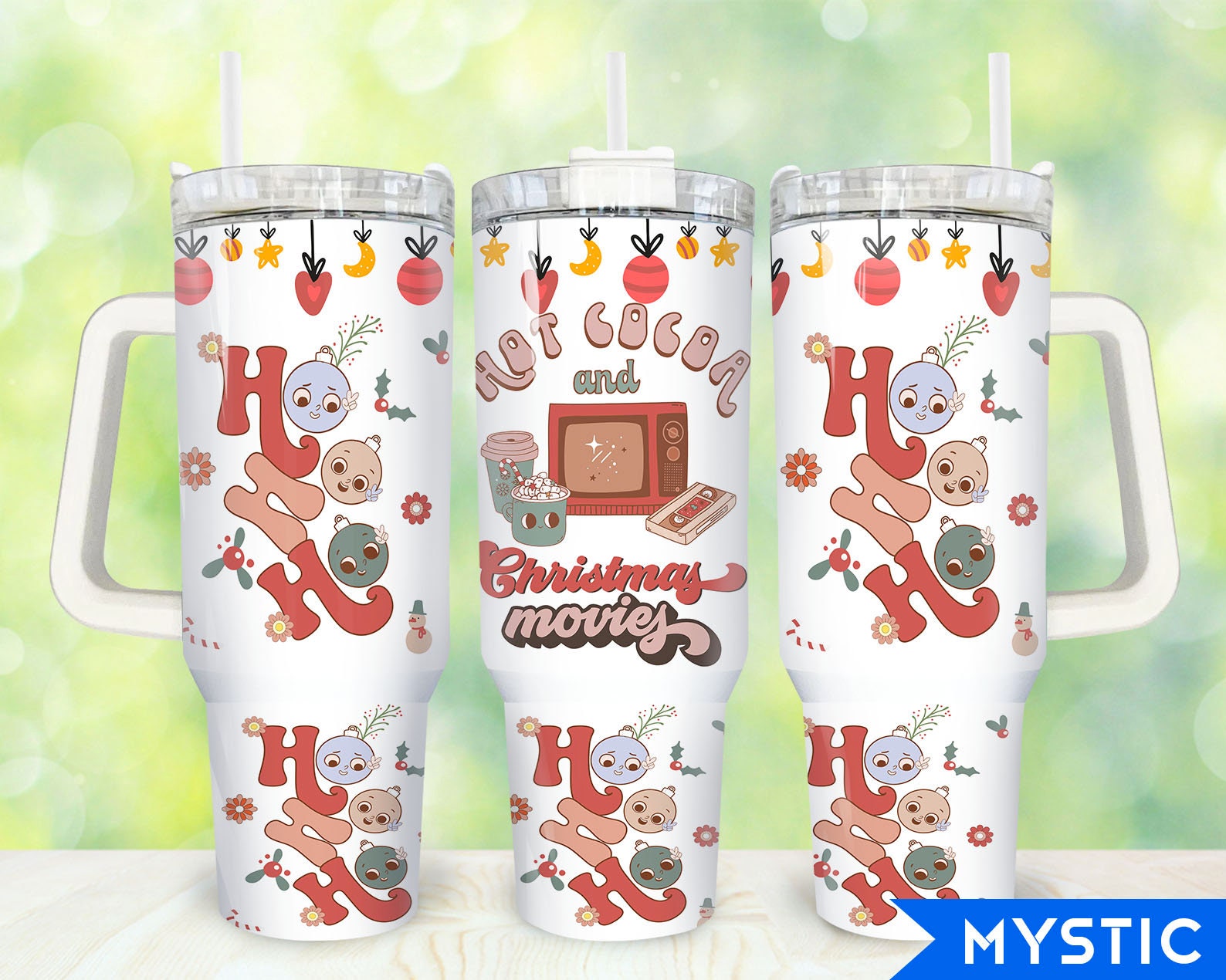 Christmas Movies And Hot Cocoa Custom Stanley Cup 40 oz 30 oz Tumbler With HandleTVC2301919