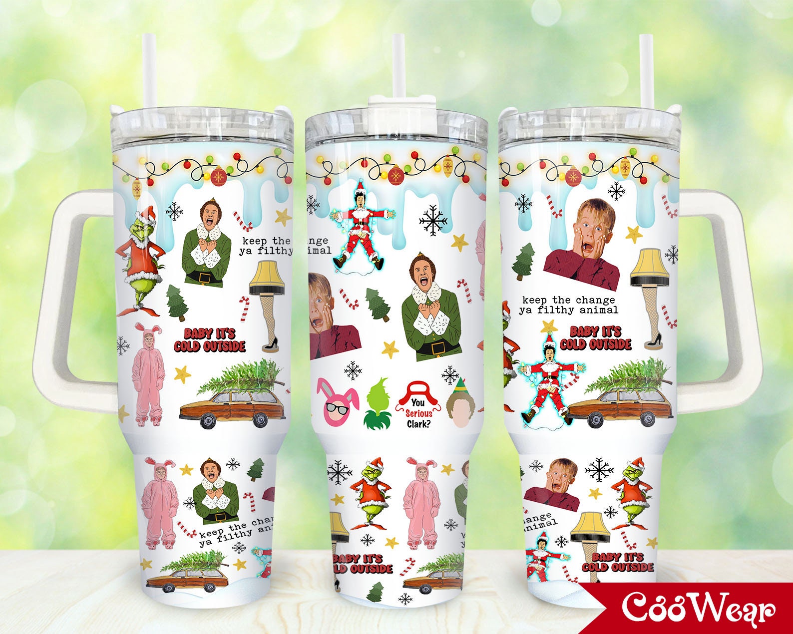 Christmas Movies Characters Movies Custom Stanley Cup 40 oz 30 oz Tumbler With HandleTVC2301877