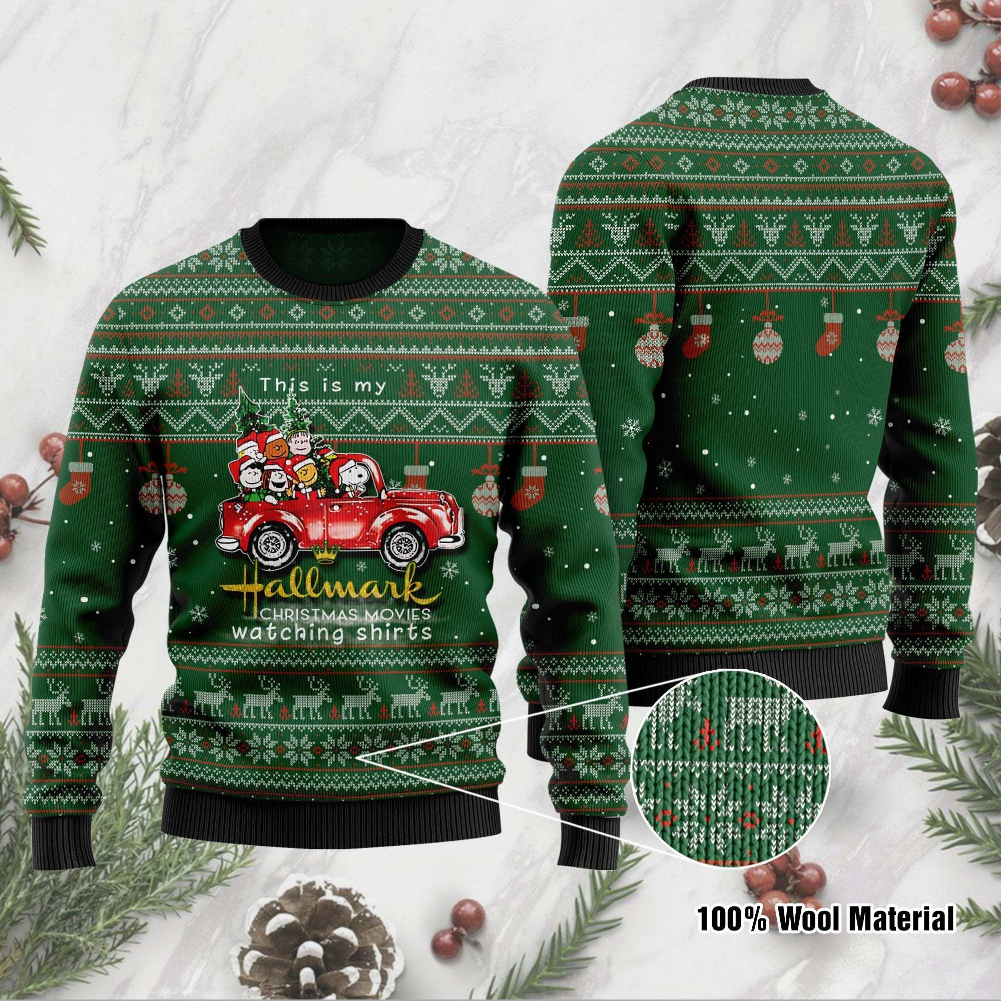 Christmas Movies Sp Ugly Christmas Sweater Adult 3D Funny Matching for family