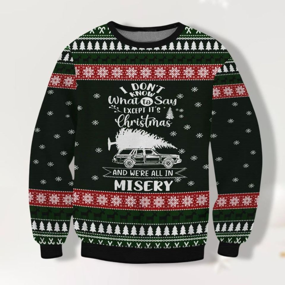 Christmas National Lampoon Vacation Sweater, Ugly Xmas Sweater, Griswold Christmas Sweater - Image 2
