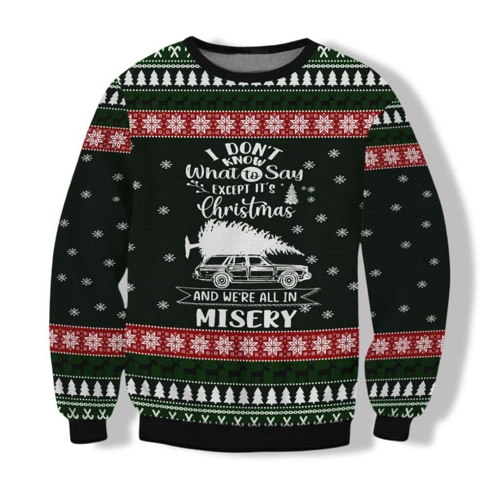 Christmas National Lampoon Vacation Sweater, Ugly Xmas Sweater, Griswold Christmas Sweater - Image 3