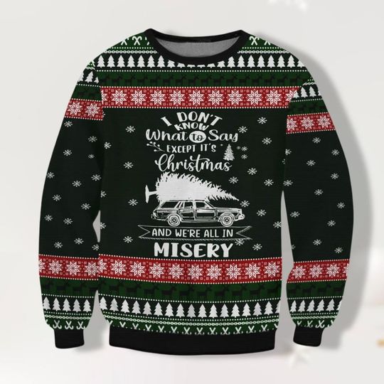 Christmas National Lampoon Vacation Sweater, Ugly Xmas Sweater, Griswold Christmas Sweater - Image 8