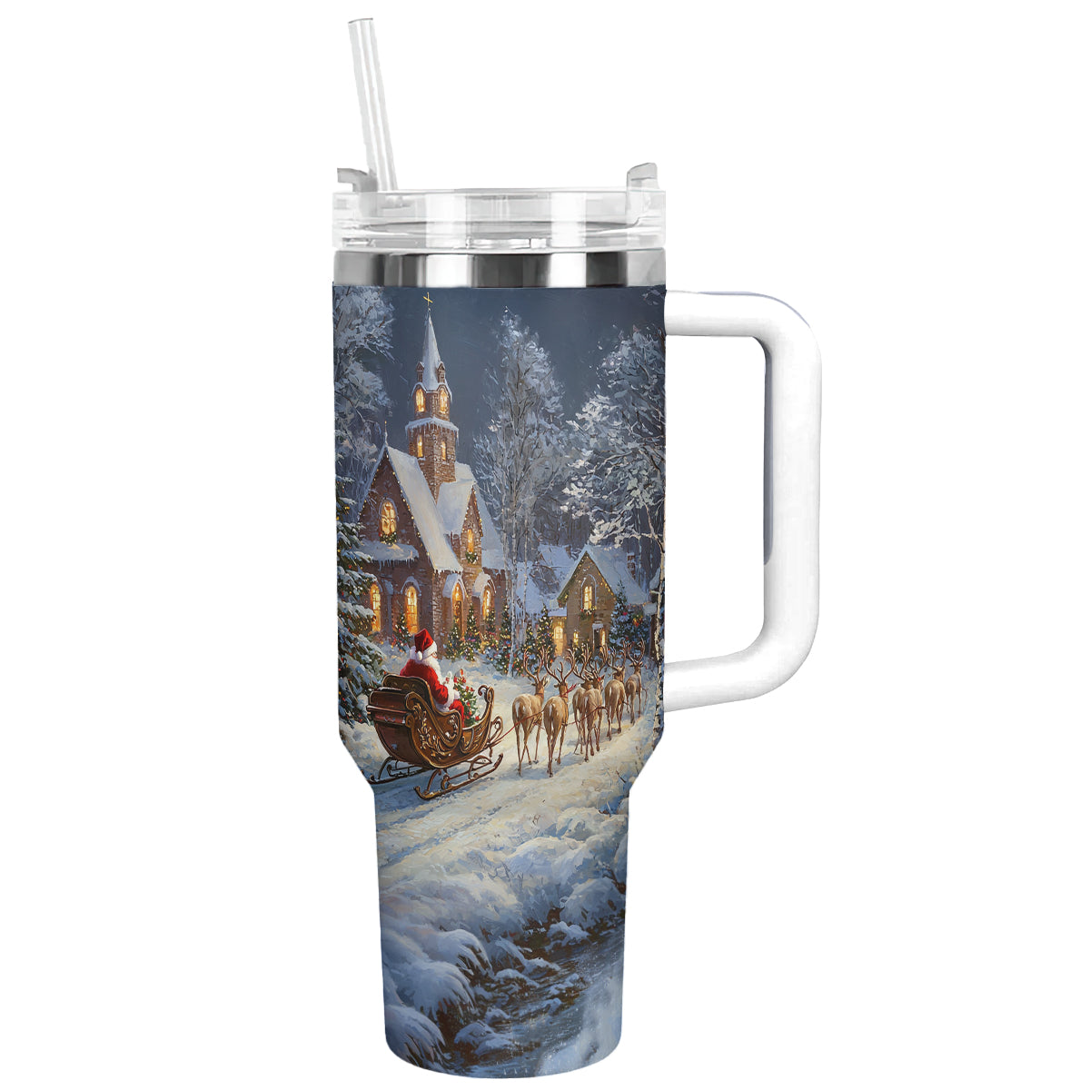 Christmas Night Custom Stanley Cup 40 oz 30 oz Tumbler With HandleTVC2301501