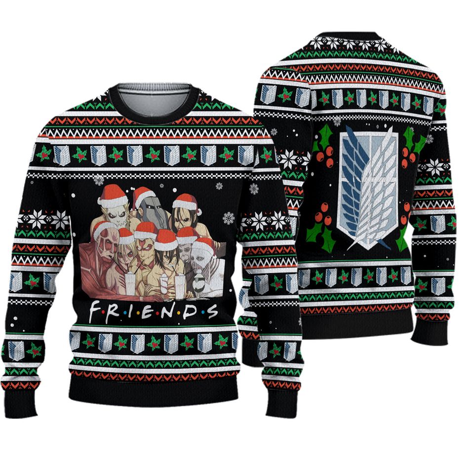 Christmas Nine Titans Fans Love Ugly Sweater