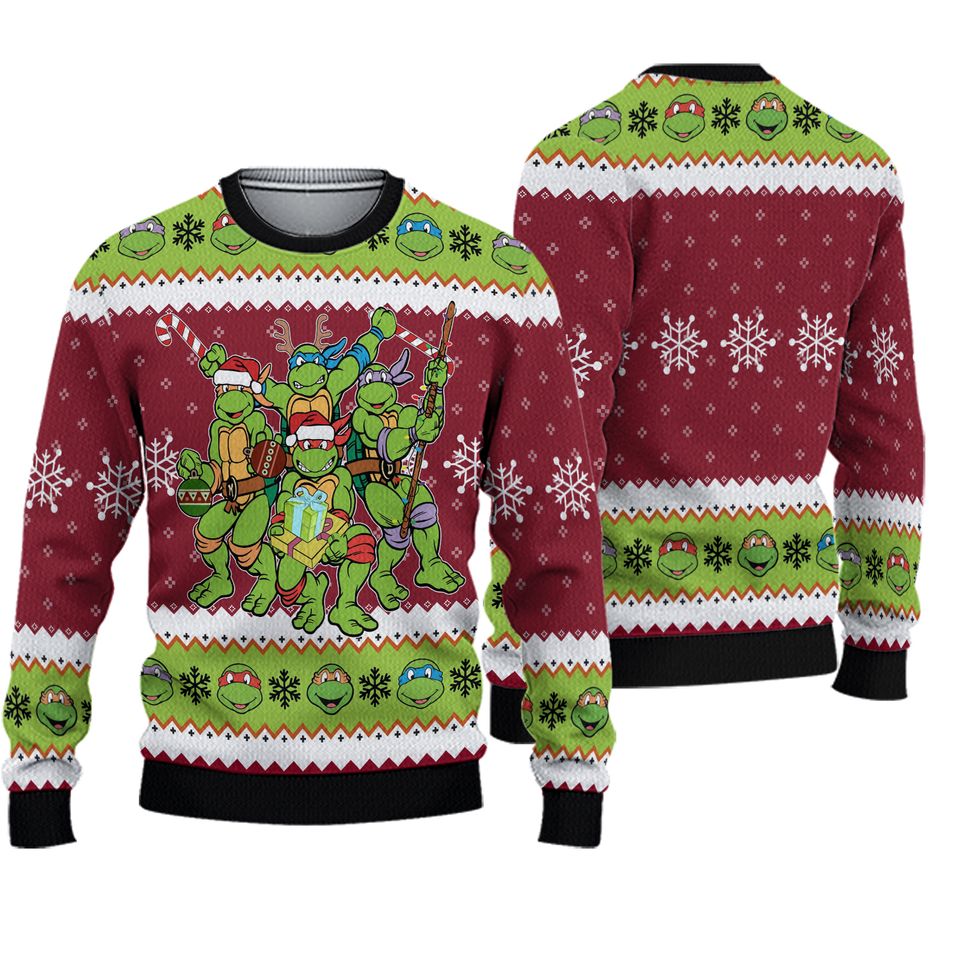 Christmas Ninja Turtles Sweater