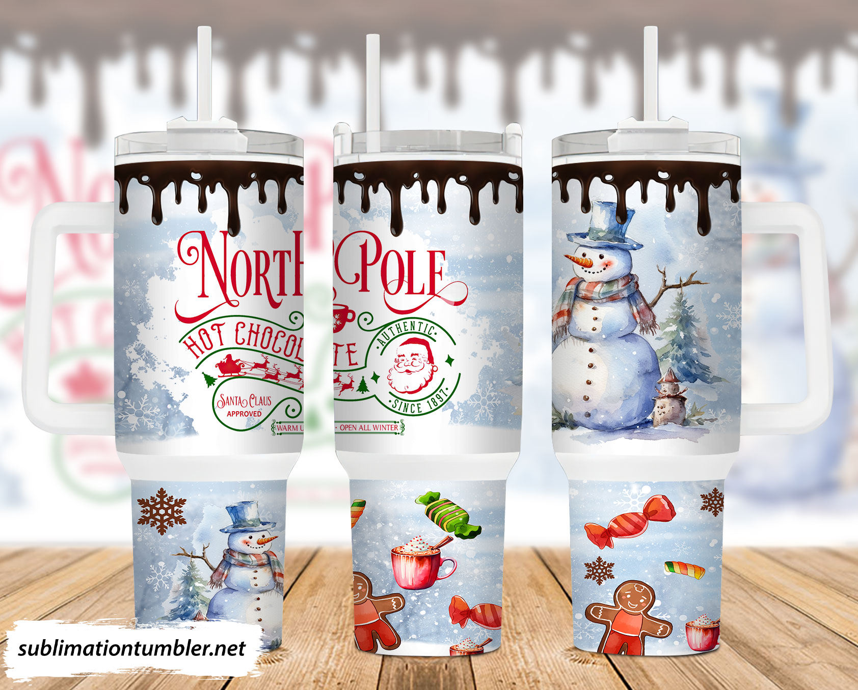 Christmas North Pole Custom Stanley Cup 40 oz 30 oz Tumbler With HandleTVC2301900