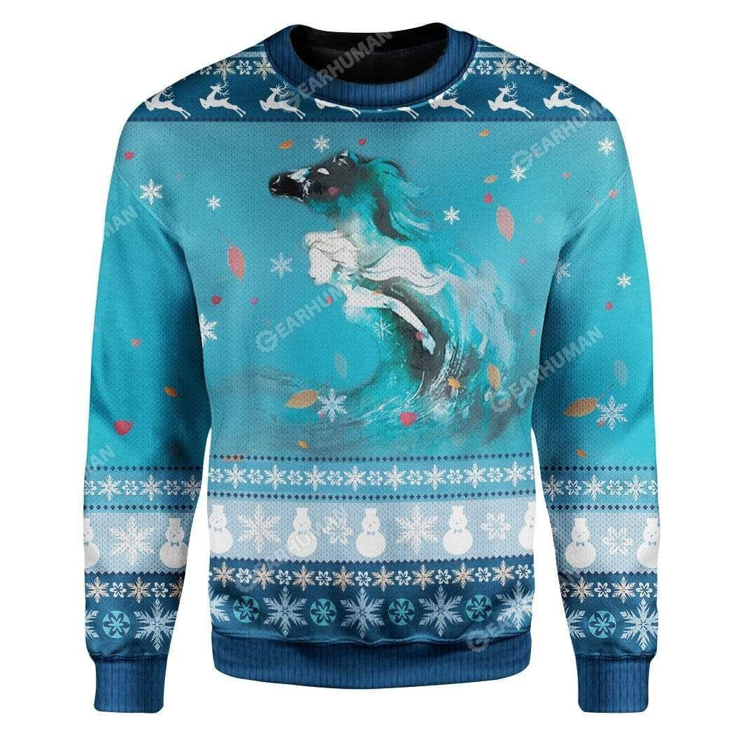 Christmas Princess For Unisex Ugly Christmas Sweater Adult 3D Funny Matching for family