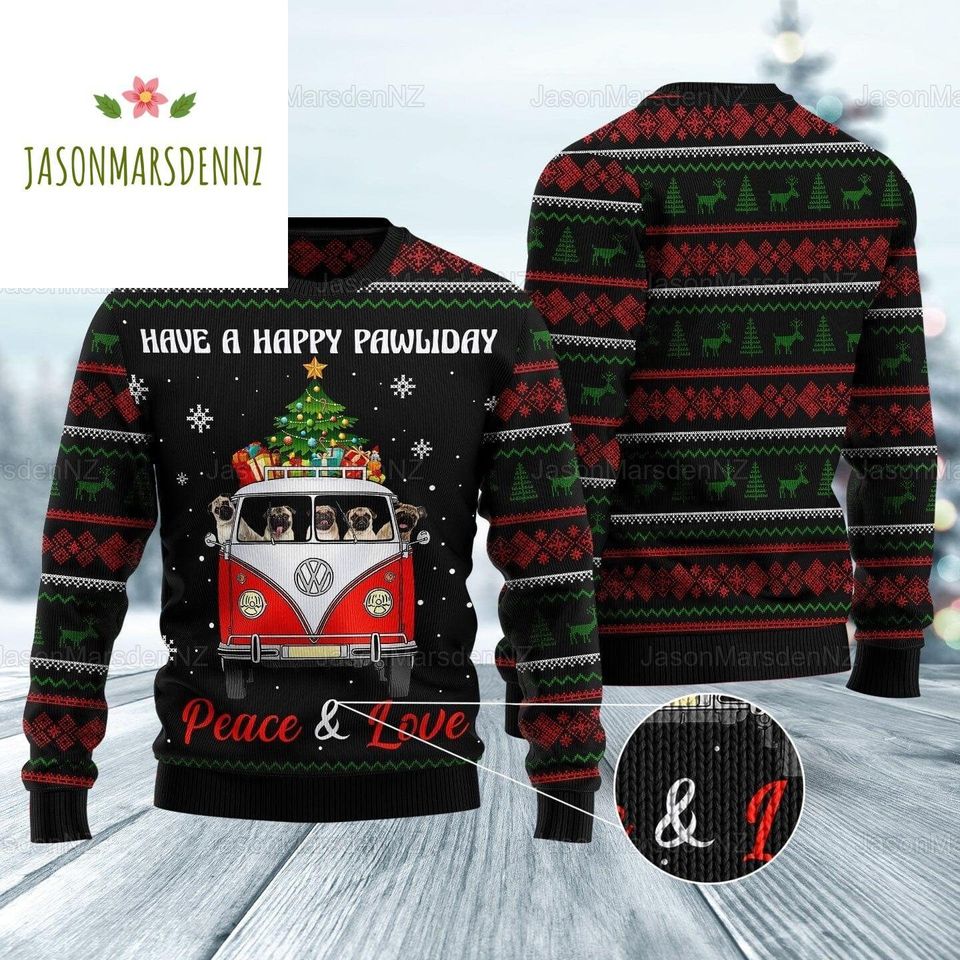 Christmas Pug Ugly Sweater