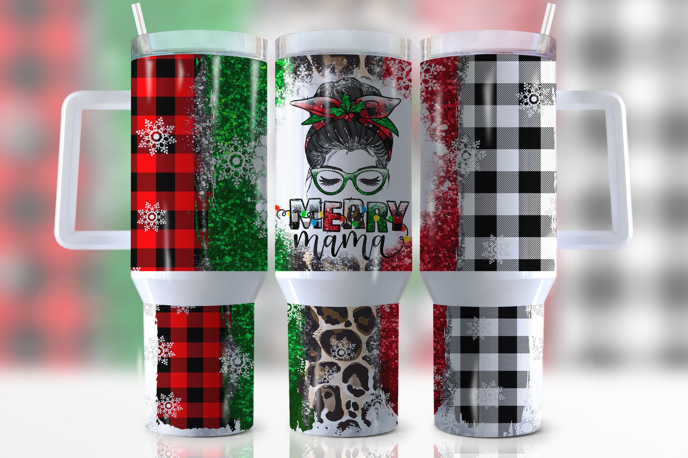 Christmas Retro Mama Custom Stanley Cup 40 oz 30 oz Tumbler With HandleTVC2301947