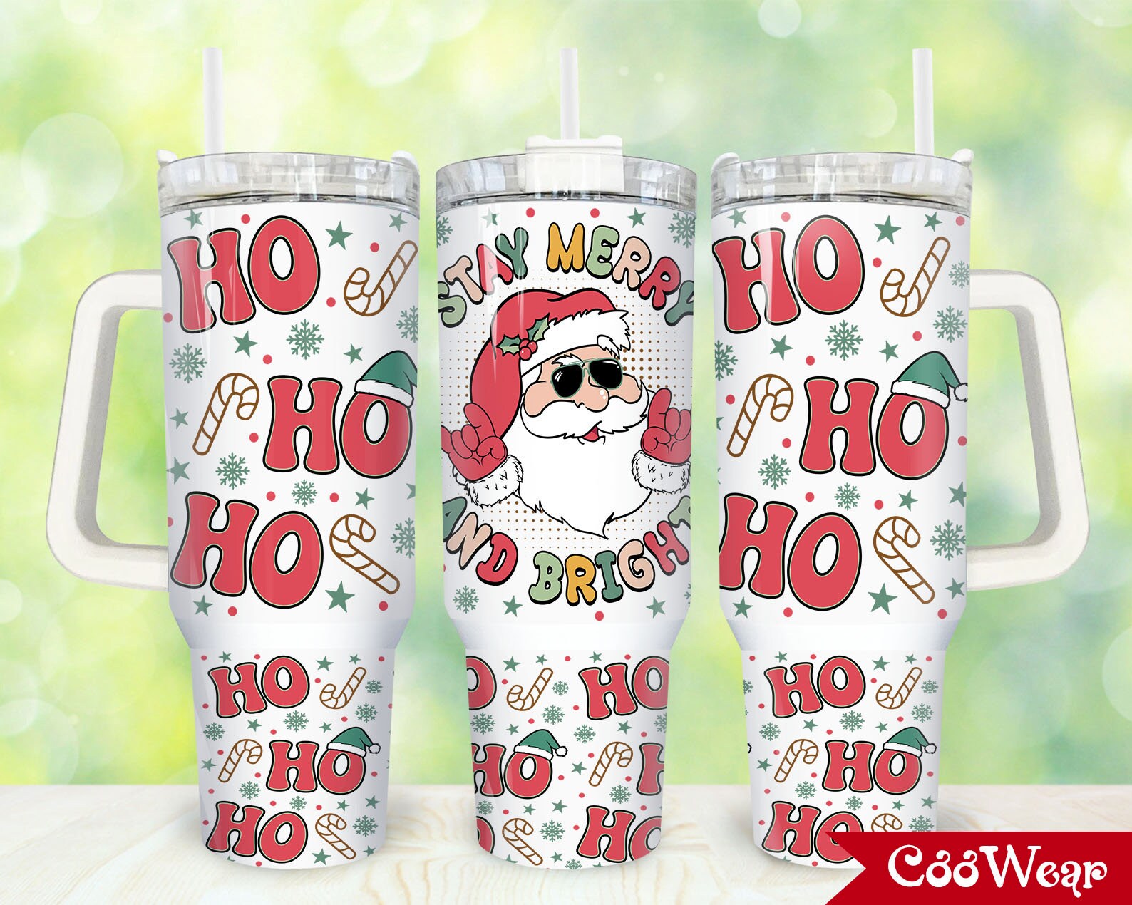 Christmas Santa Claus Custom Stanley Cup 40 oz 30 oz Tumbler With HandleTVC2301877