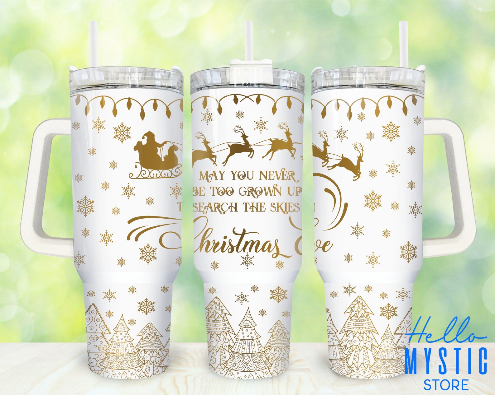 Christmas Santa Claus Custom Stanley Cup 40 oz 30 oz Tumbler With HandleTVC2301918