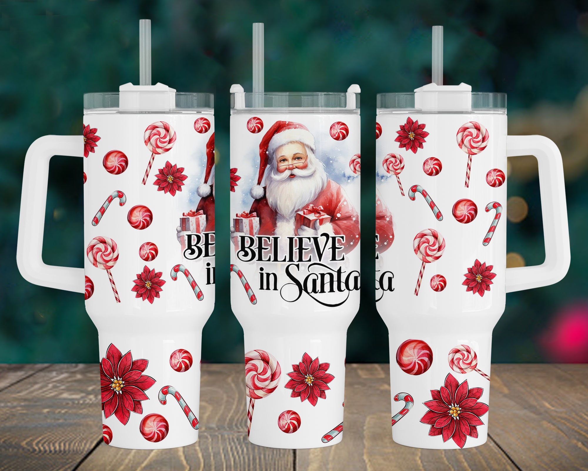 Christmas Santa Claus Custom Stanley Cup 40 oz 30 oz Tumbler With HandleTVC2301958