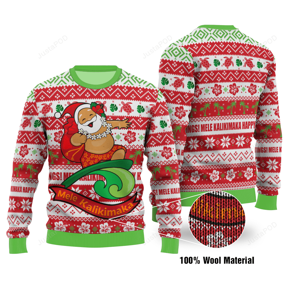 Christmas Santa Clause Ugly Christmas Sweater Adult 3D Funny Matching for family