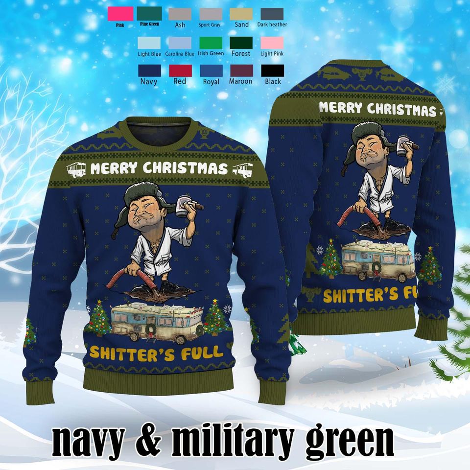 Christmas Shitters Full Ugly Sweater, Christmas Vacation Sweater