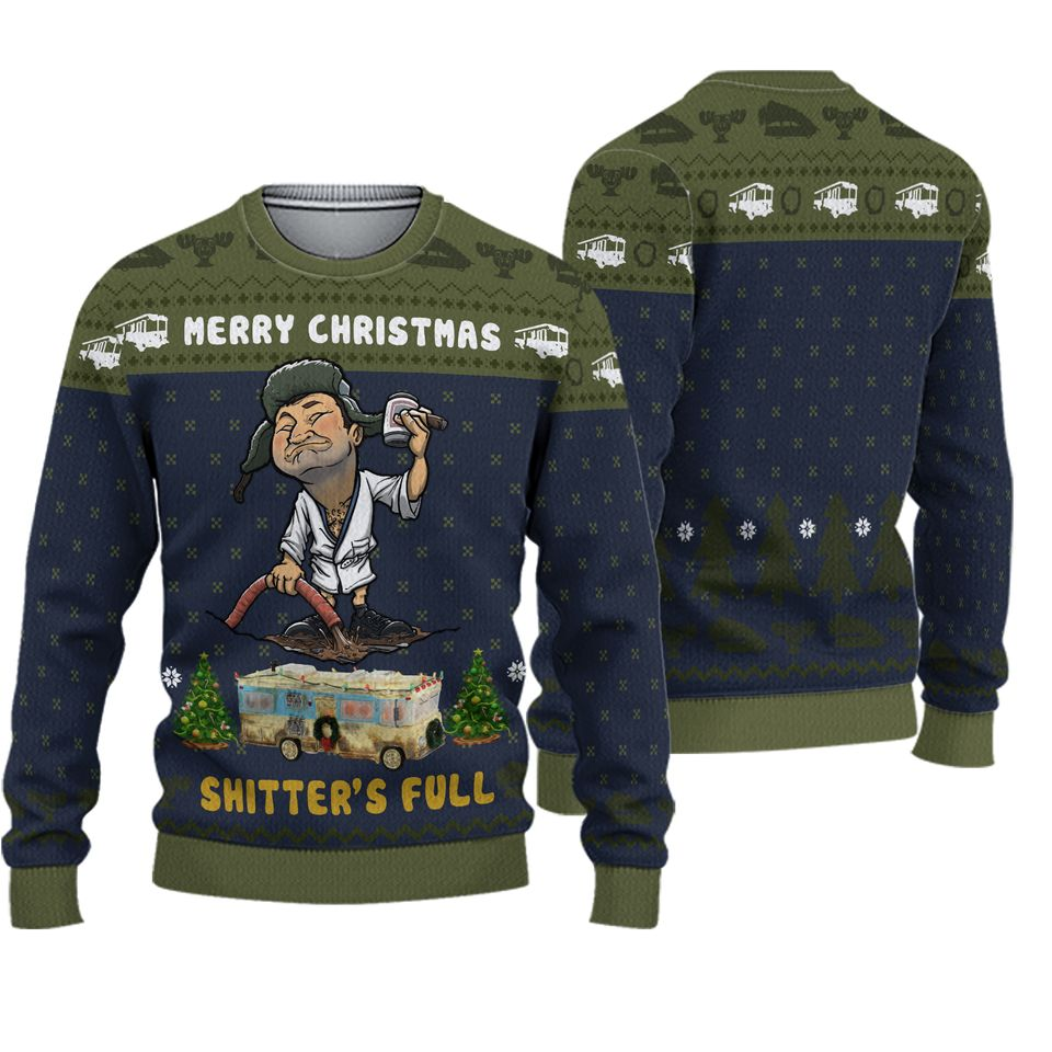 Christmas Shitters Full Ugly Sweater, Christmas Vacation Sweater