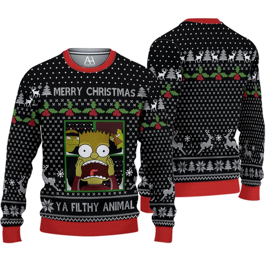 Christmas Simpsons Family Sweater