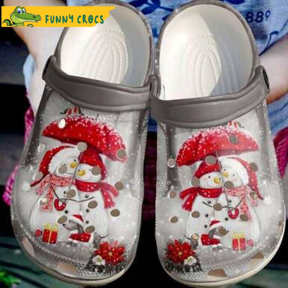 Christmas Snowman Crocs Crocband Clogs Shoes Comfortable For Men Women and Kids