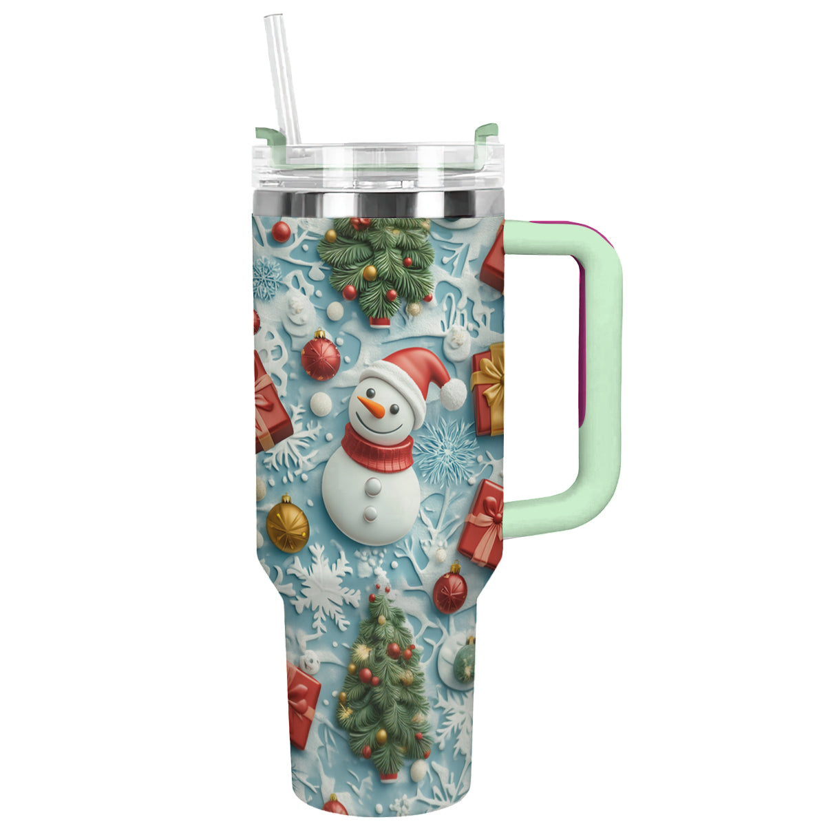 Christmas Snowman Custom Stanley Cup 40 oz 30 oz Tumbler With HandleTVC2301497