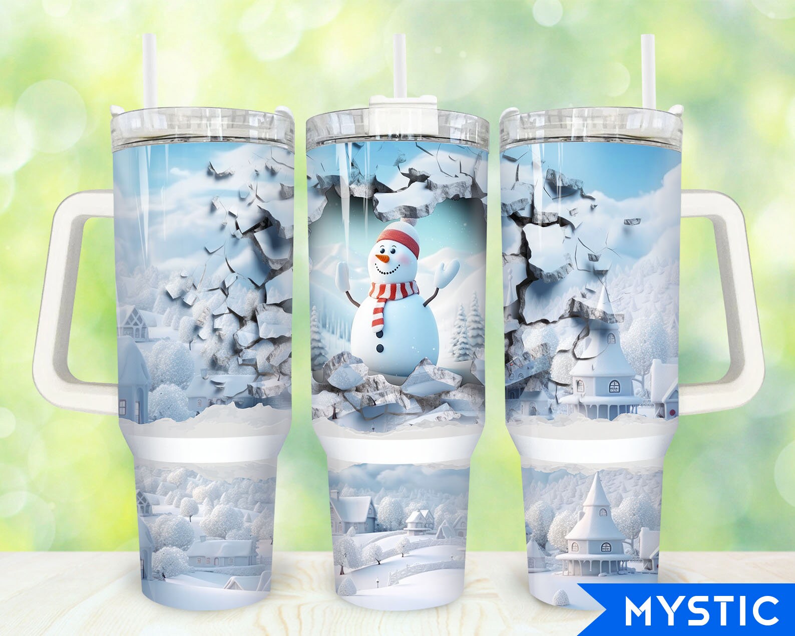 Christmas Snowman Custom Stanley Cup 40 oz 30 oz Tumbler With HandleTVC2301918