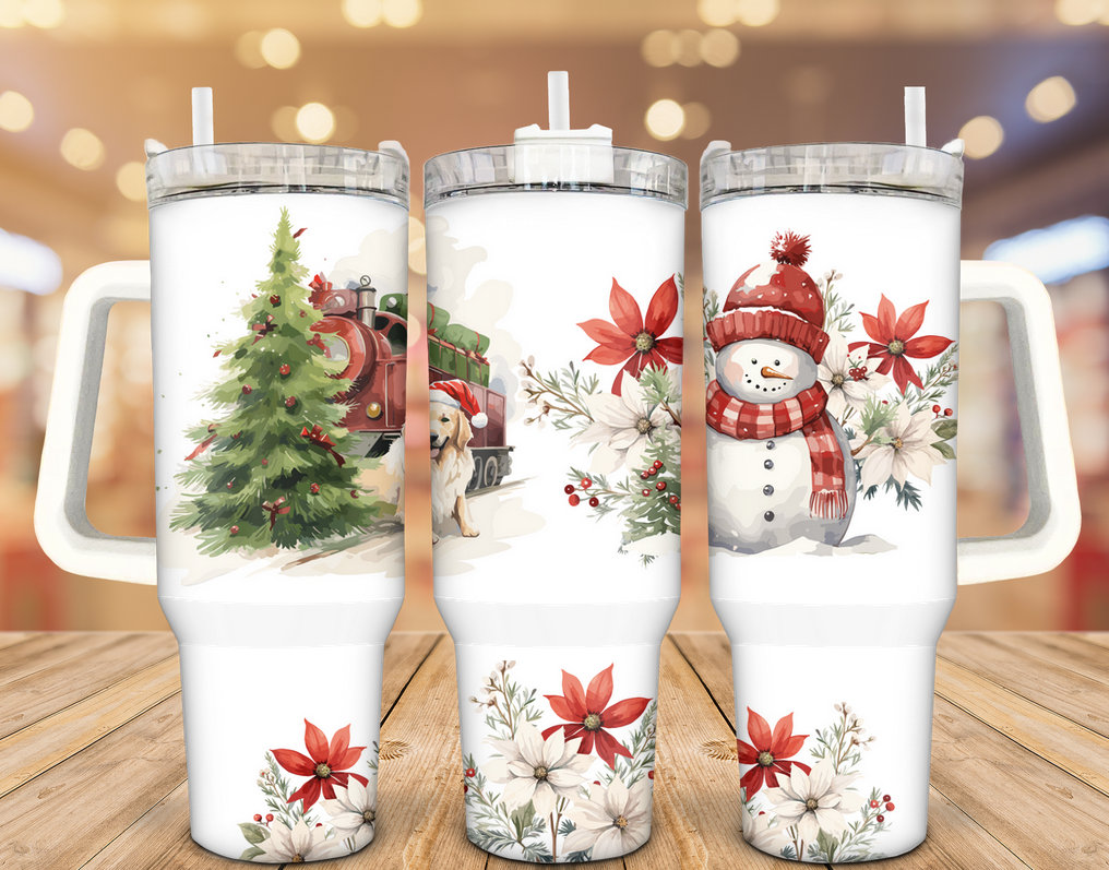 Christmas Snowman Custom Stanley Cup 40 oz 30 oz Tumbler With HandleTVC2301940