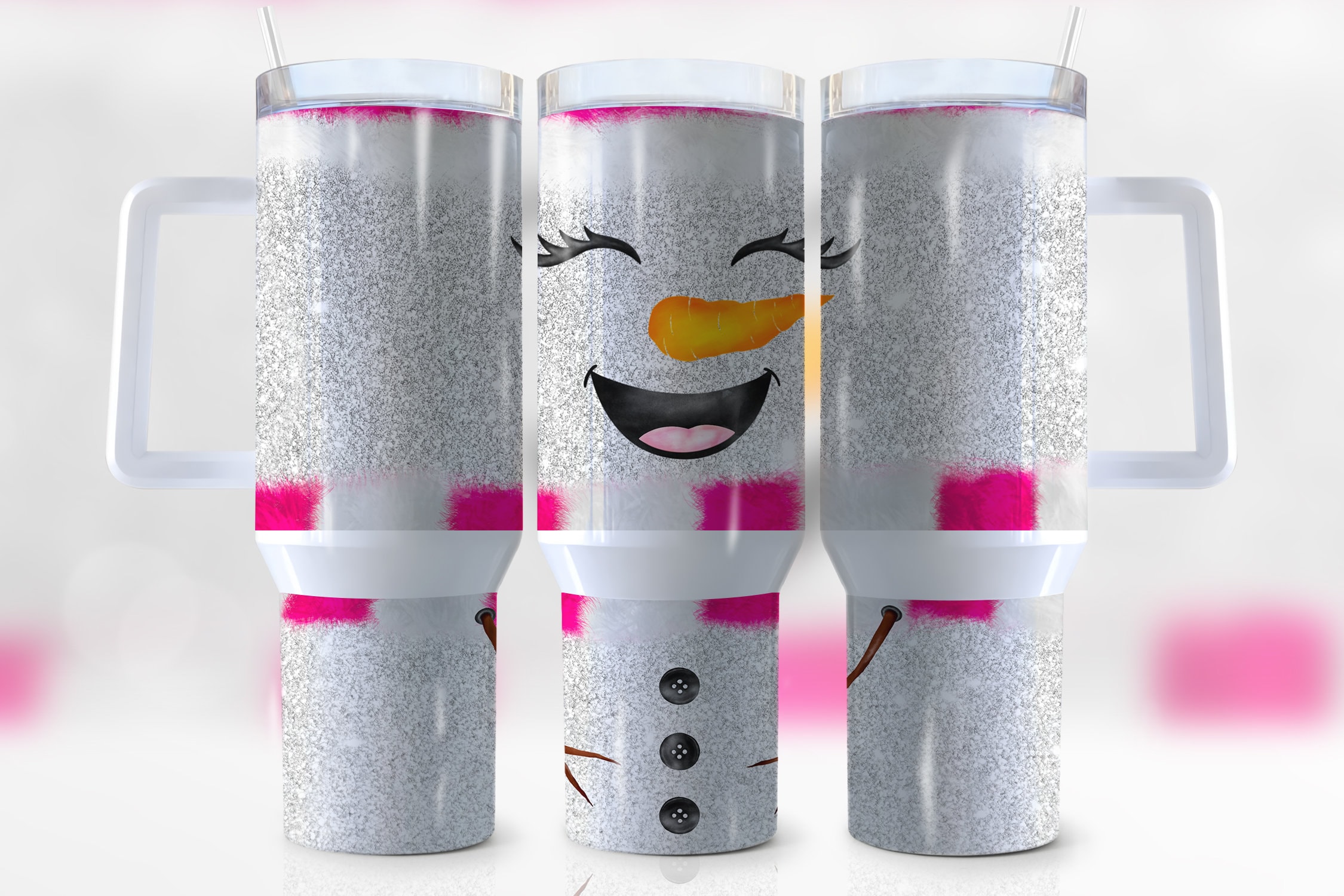 Christmas Snowman Custom Stanley Cup 40 oz 30 oz Tumbler With HandleTVC2301947