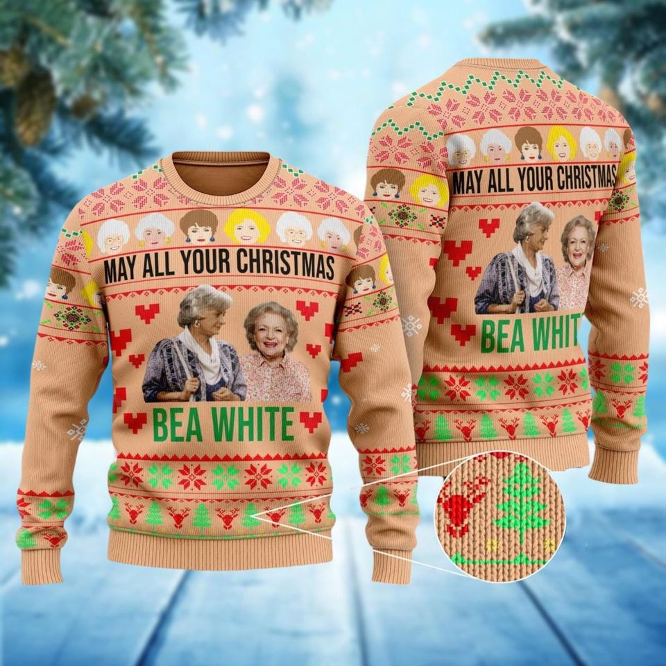 Christmas Stay Golden Sweater, Stay Golden Xmas Sweater