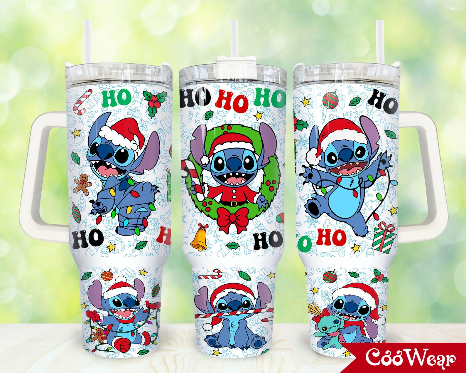 Christmas Stitch Cartoon Custom Stanley Cup 40 oz 30 oz Tumbler With HandleTVC2301862