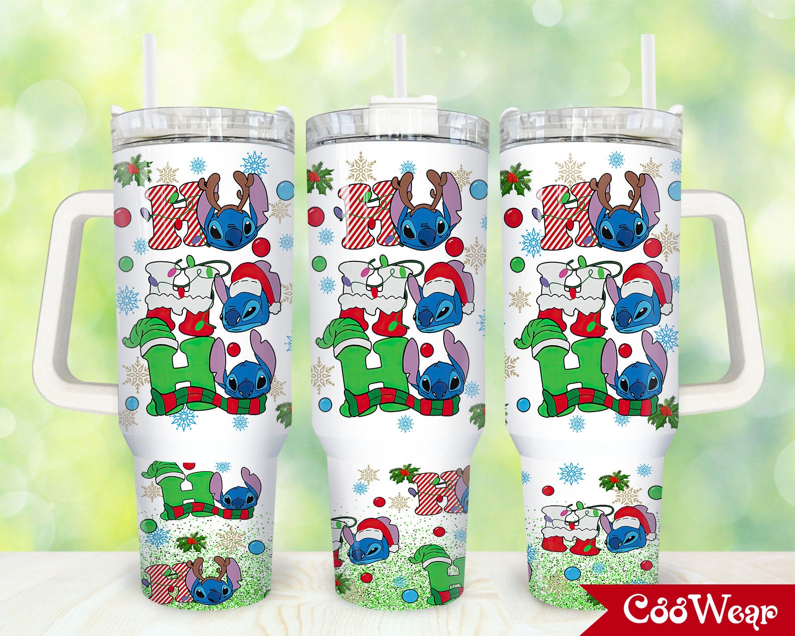 Christmas Stitch Cartoon Custom Stanley Cup 40 oz 30 oz Tumbler With HandleTVC2301867