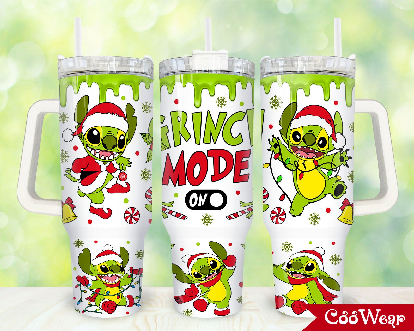 Christmas Stitch Disney Cartoon Custom Stanley Cup 40 oz 30 oz Tumbler With HandleTVC2301870