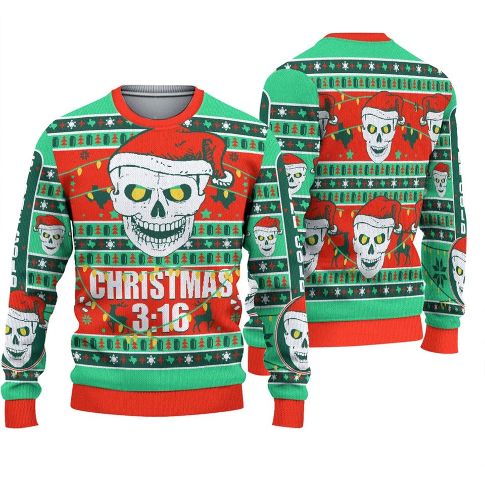 Christmas Stone Cold 3D Sweater