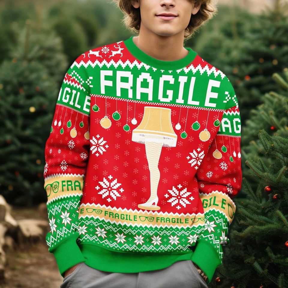Christmas Story Fragile Ugly Christmas Sweatshirt